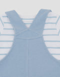 LITTLE M TEXTURE WITH APPLIQUE JUMPSUIT OVERALL BAYI