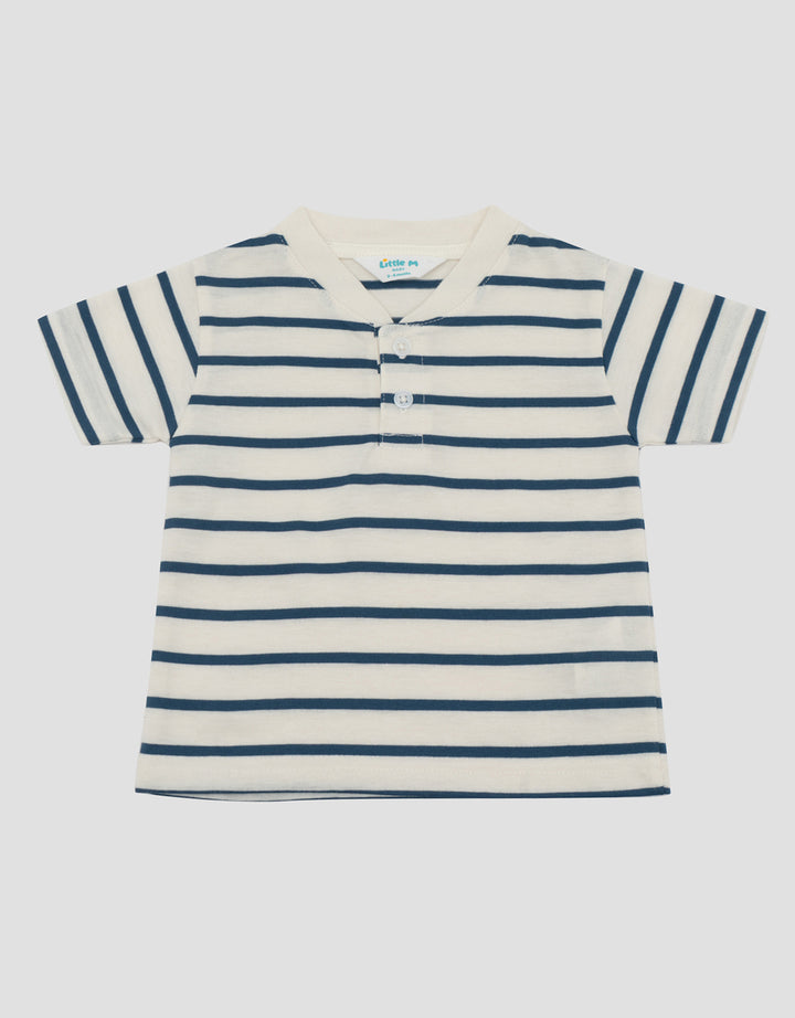 Little M Yarndyed Salur Kaos Bayi