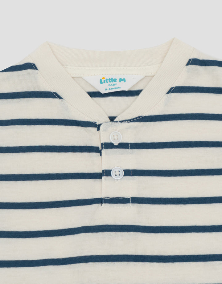 Little M Yarndyed Salur Kaos Bayi