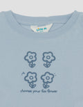 Little M Flower Print Pakaian Setelan Bayi
