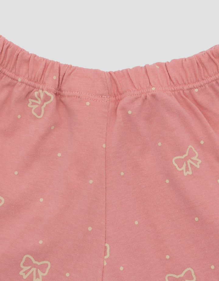 Little M Pita Print Pakaian Setelan Bayi