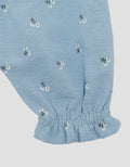 Little M 2Pc Rami Fullprint Flower Jumpsuit Overall Bayi