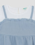 Little M 2Pc Jumpsuit Overall Bayi