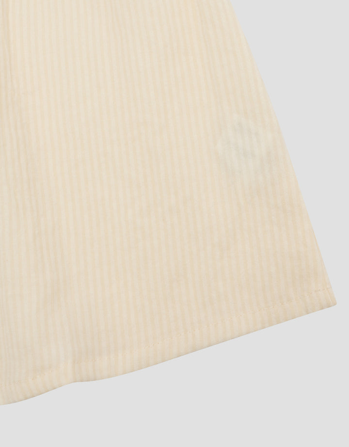 Little M Textured Stripe With Bandana Dress Bayi