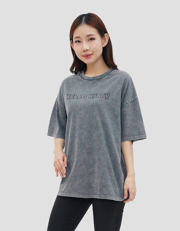NEVADA PRINT HELLO KITTY KAOS OVERSIZE WANITA