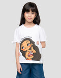 Disney Moana Oceanic Girl Print Kaos Anak Perempuan