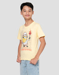 Character Print Minions Movie Pyramid Kaos Anak Laki-laki