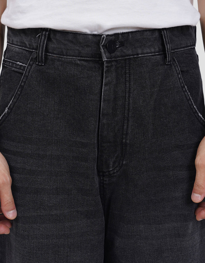 Nevada Mega Baggy Twisted Seam Celana Jeans Pria