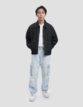 Nevada Boxy Fit With Full Zipper Jaket Jeans Pria