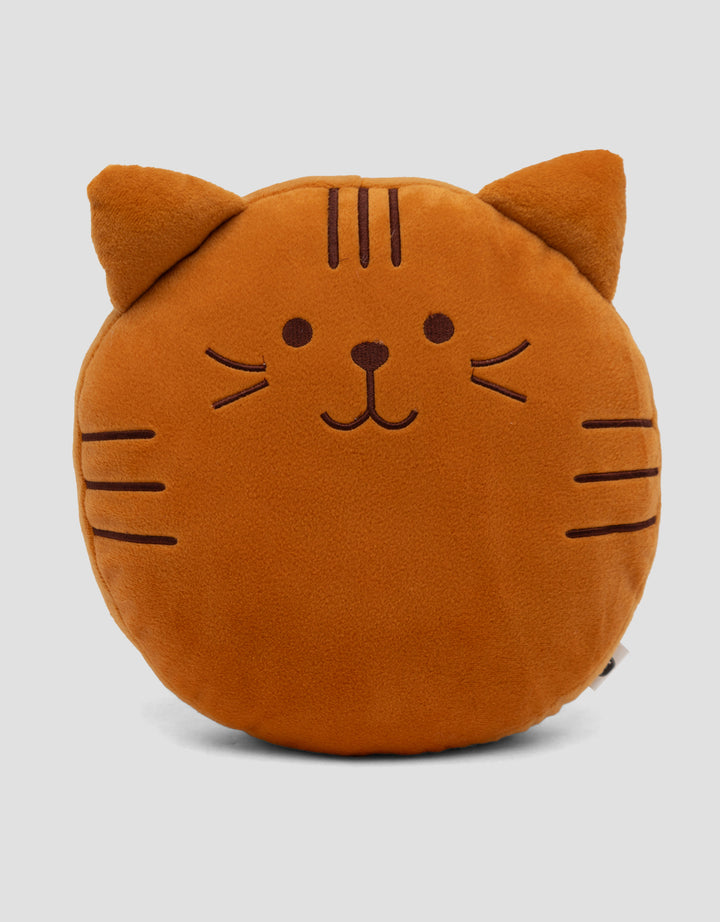 MxM Animal Plush Cat Hugging Bantal Leher