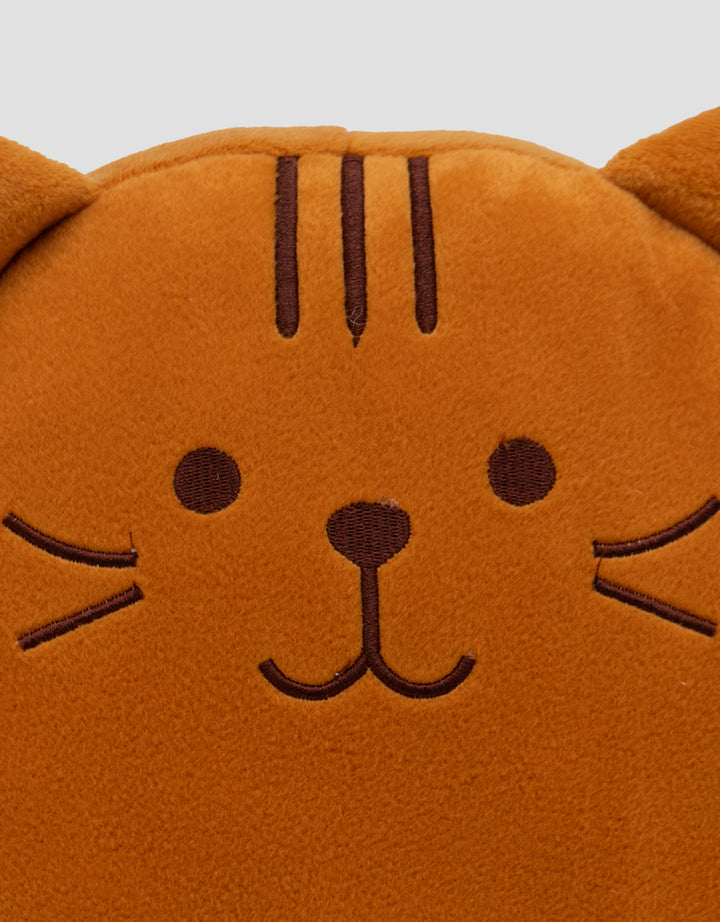MxM Animal Plush Cat Hugging Bantal Leher