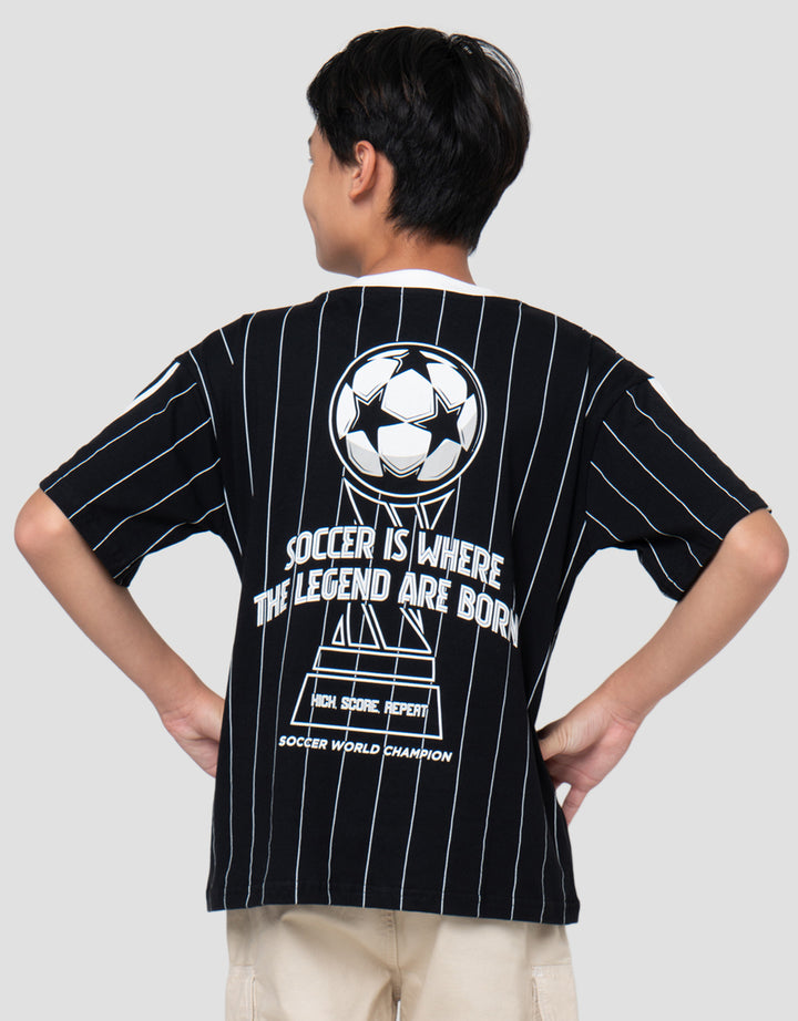 Nevada Both Sides Print  Dynamic Kaos Oversize Anak Laki-Laki