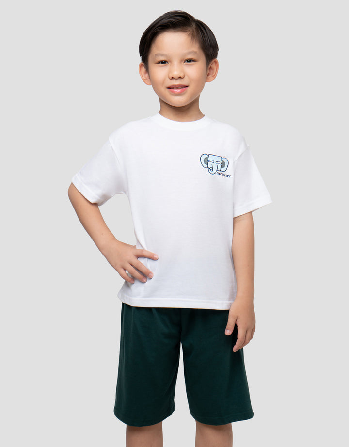 LITTLE M ELEPHANT SERIOUS PAKAIAN SETELAN ANAK LAKI-LAKI