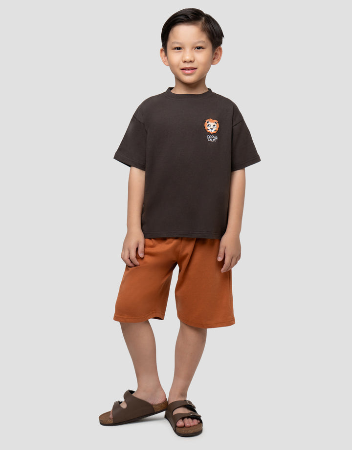 LITTLE M LION COOL CALM PAKAIAN SETELAN ANAK LAKI-LAKI