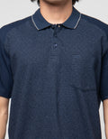 Cardinal Formal Neck Stripe List Wangky Kaos Polo Pria