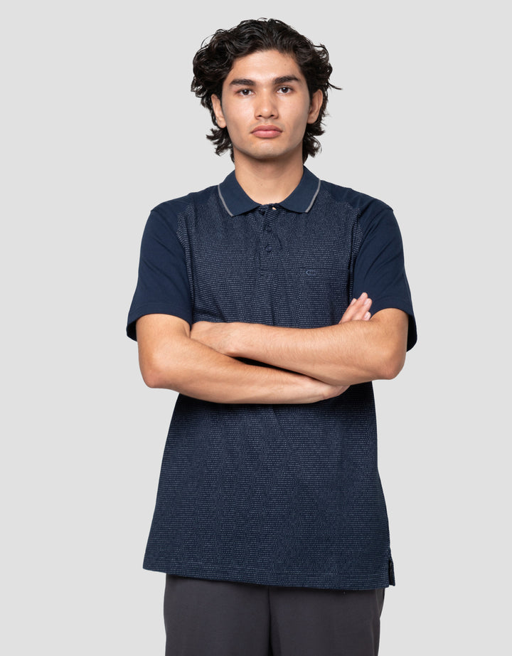 Cardinal Formal Neck Stripe List Wangky Kaos Polo Pria