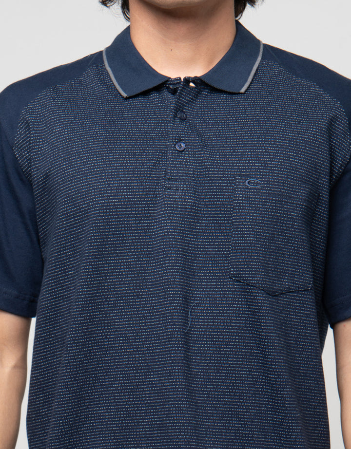 Cardinal Formal Neck Stripe List Wangky Kaos Polo Pria