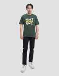 Cardinal Jeans Quit Print Kaos Lengan Pendek Pria