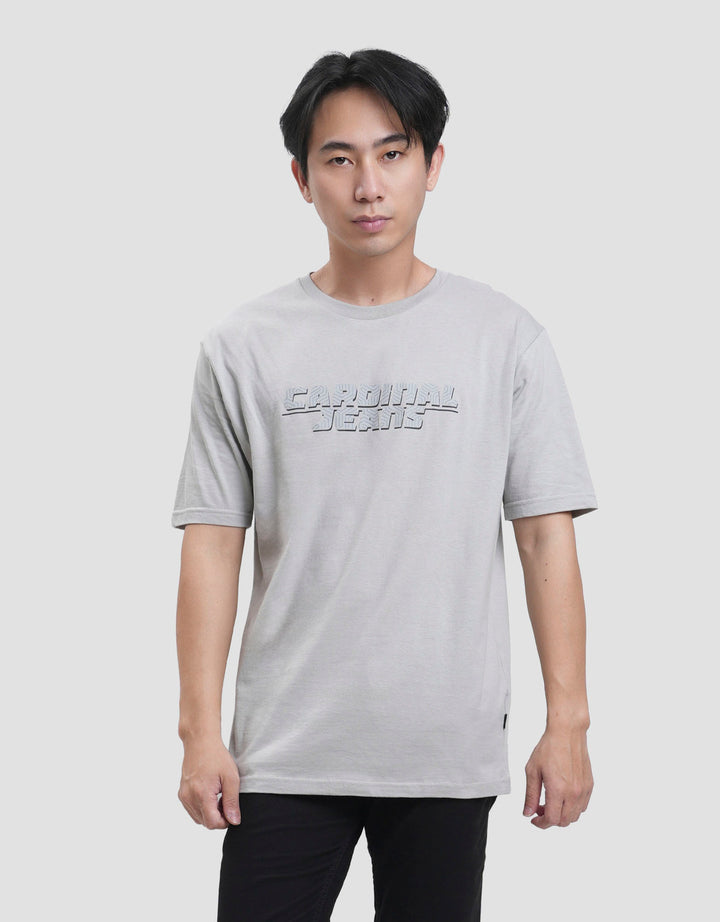 Cardinal Jeans Brand Print Kaos Lengan Pendek Pria