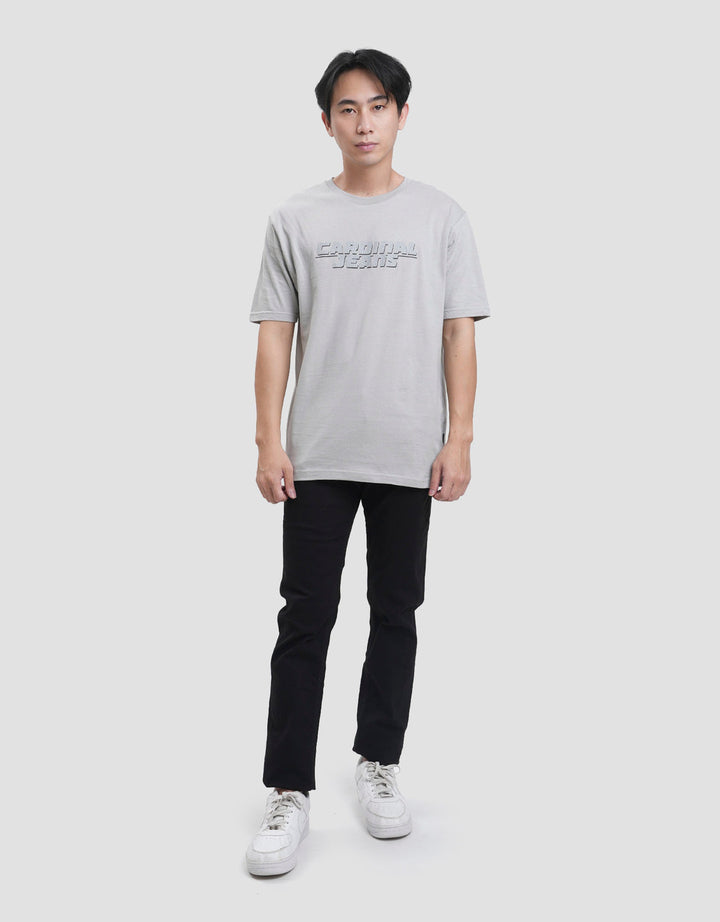 Cardinal Jeans Brand Print Kaos Lengan Pendek Pria