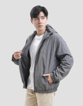 Nevada Regular Fit Cut And Sewn Zipper Jaket Pria