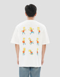 AOS THE SIMPSON BACK PRINT BART ACTIVITY KAOS OVERSIZE PRIA