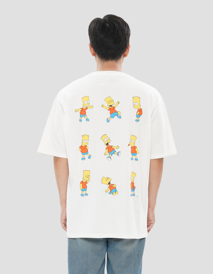 AOS THE SIMPSON BACK PRINT BART ACTIVITY KAOS OVERSIZE PRIA