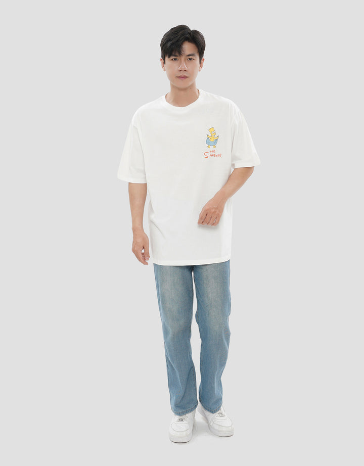 AOS THE SIMPSON BACK PRINT BART ACTIVITY KAOS OVERSIZE PRIA
