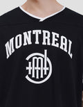Aos Theme The Jocks Vneck Number-3 Kaos Oversize Pria