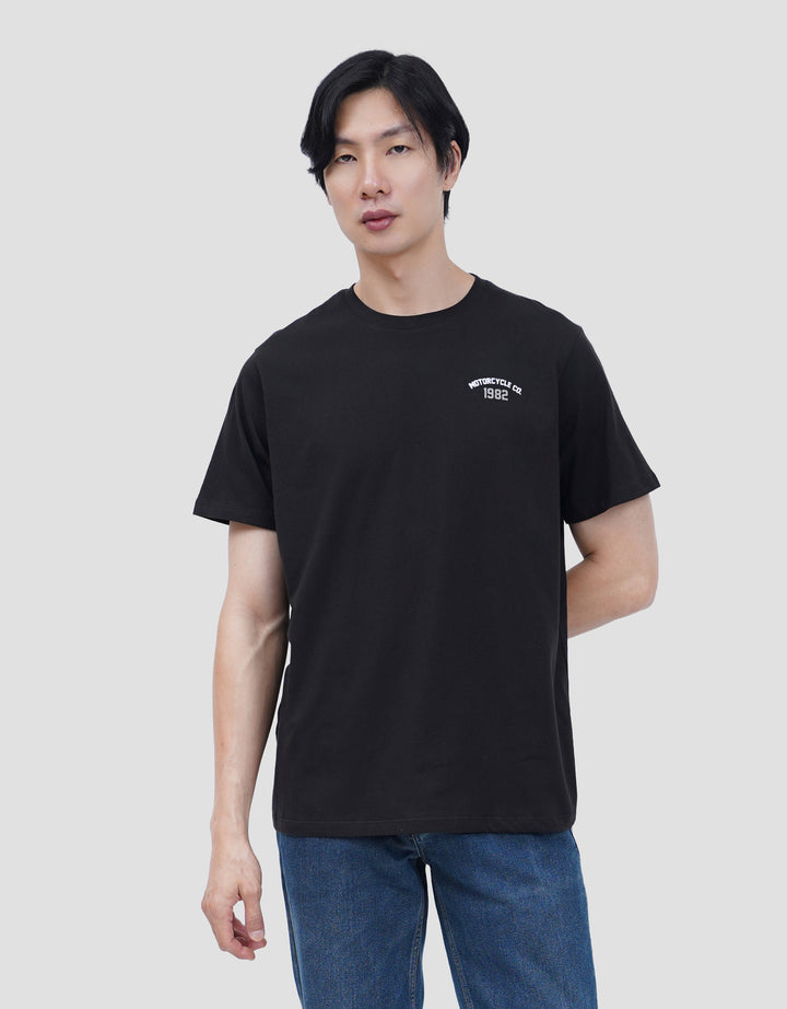 AOS REGULER THEME ROCKSTAR OTO WORLD MOTORCYCLE KAOS PRIA