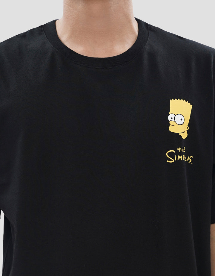 AOS THE SIMPSON BACK PRINT BART KAOS PRIA