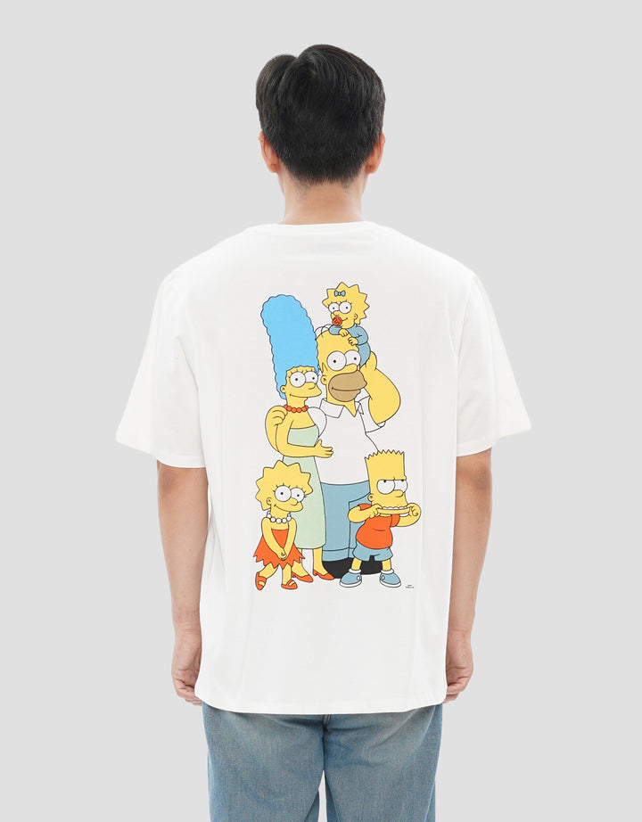 AOS THE SIMPSON BACK PRINT FAMILY KAOS PRIA