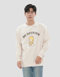 AOS THE SIMPSON HOMER NO OPINION SWEATER PRIA