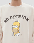 AOS THE SIMPSON HOMER NO OPINION SWEATER PRIA