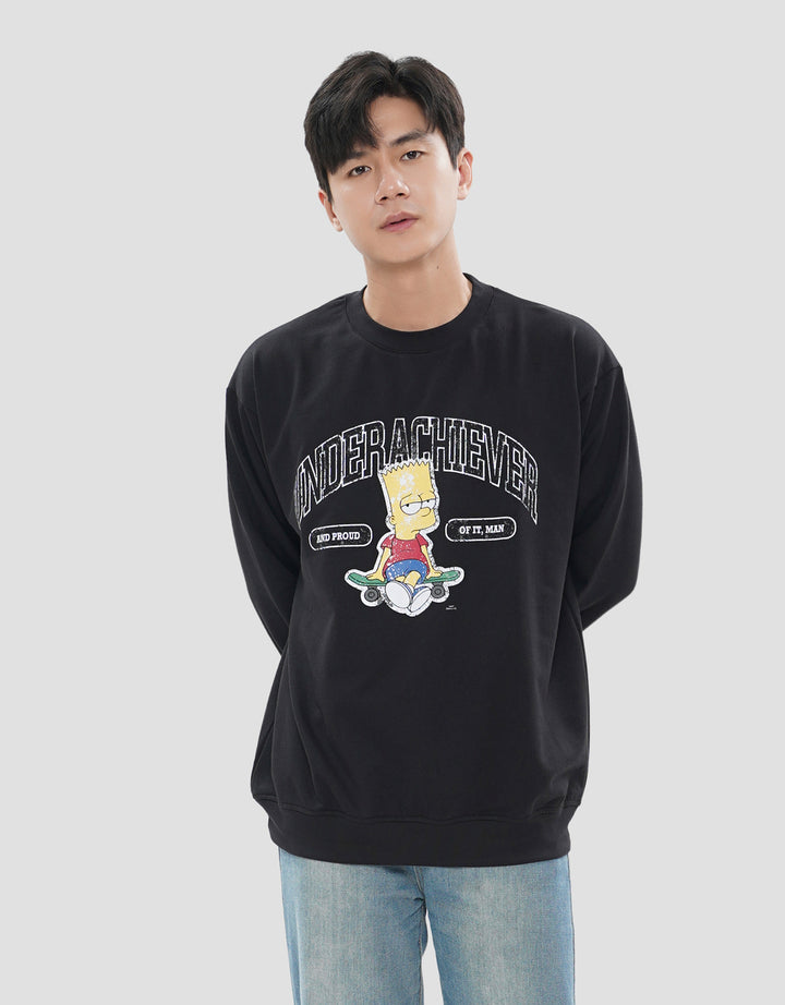 AOS THE SIMPSON BART AND SKATEBOARD SWEATER PRIA