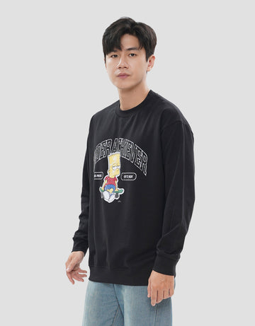 AOS THE SIMPSON BART AND SKATEBOARD SWEATER PRIA
