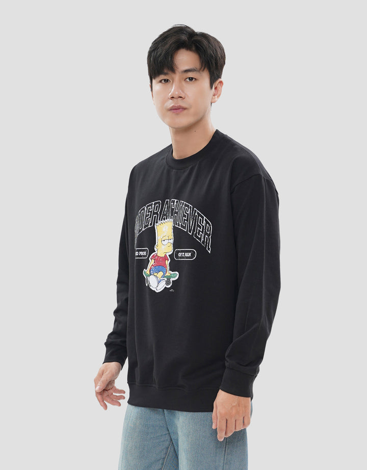 AOS THE SIMPSON BART AND SKATEBOARD SWEATER PRIA