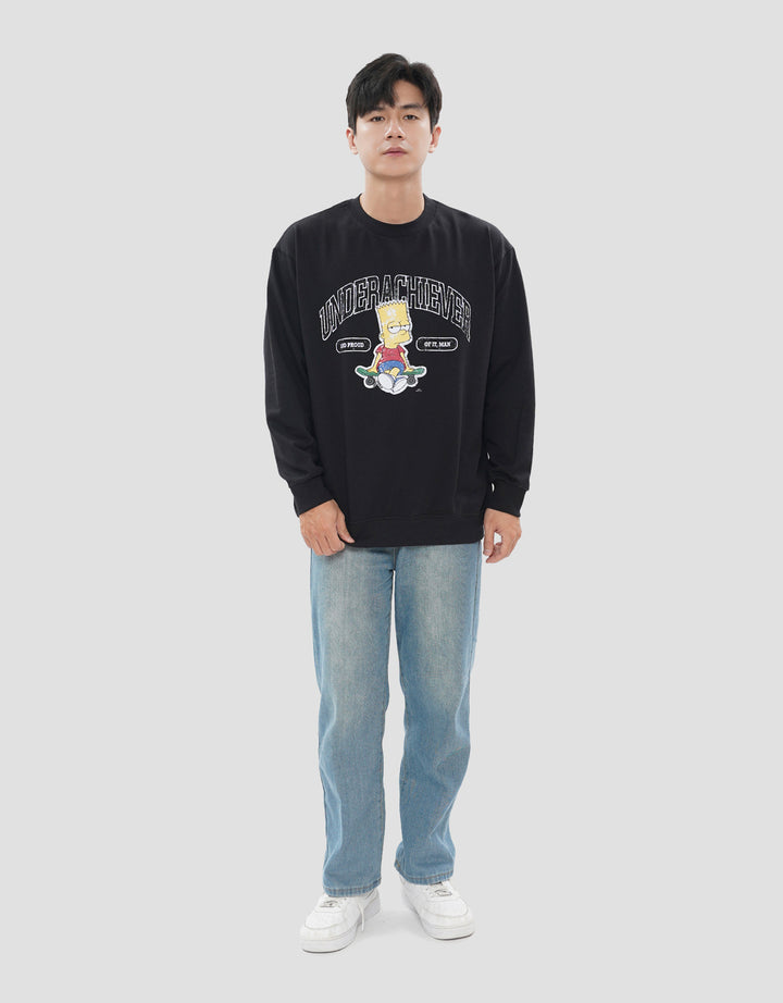 AOS THE SIMPSON BART AND SKATEBOARD SWEATER PRIA
