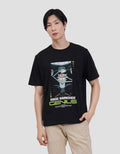Aos Theme Warner Bros Rick And Morty-1 Kaos Lengan Pendek Pria