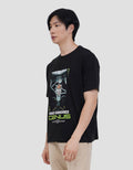 Aos Theme Warner Bros Rick And Morty-1 Kaos Lengan Pendek Pria