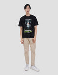 Aos Theme Warner Bros Rick And Morty-1 Kaos Lengan Pendek Pria