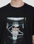 Aos Theme Warner Bros Rick And Morty-1 Kaos Lengan Pendek Pria