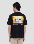 Aos Theme Warner Bros Rick And Morty-3 Kaos Lengan Pendek Pria