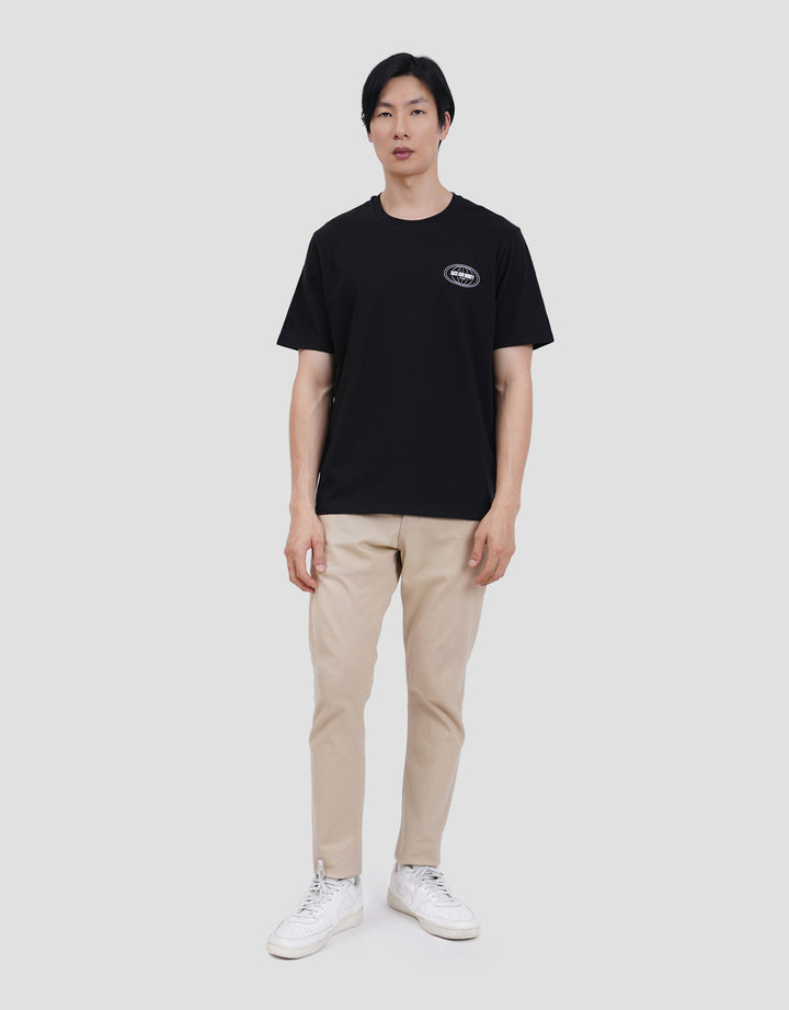 Aos Theme Warner Bros Rick And Morty-3 Kaos Lengan Pendek Pria