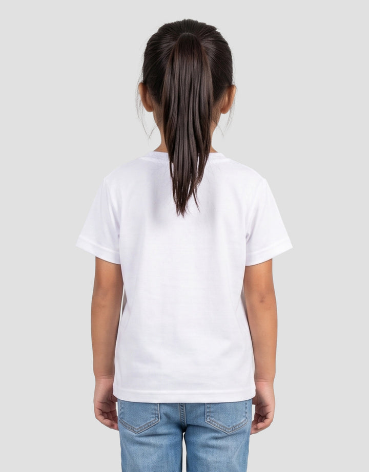 MxM Printed Liitle Girl Plush Kaos Anak Perempuan