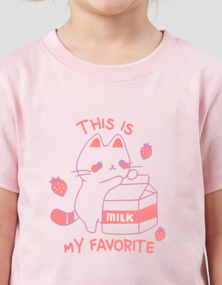 MxM Printed Kaos Lengan Pendek Anak Perempuan