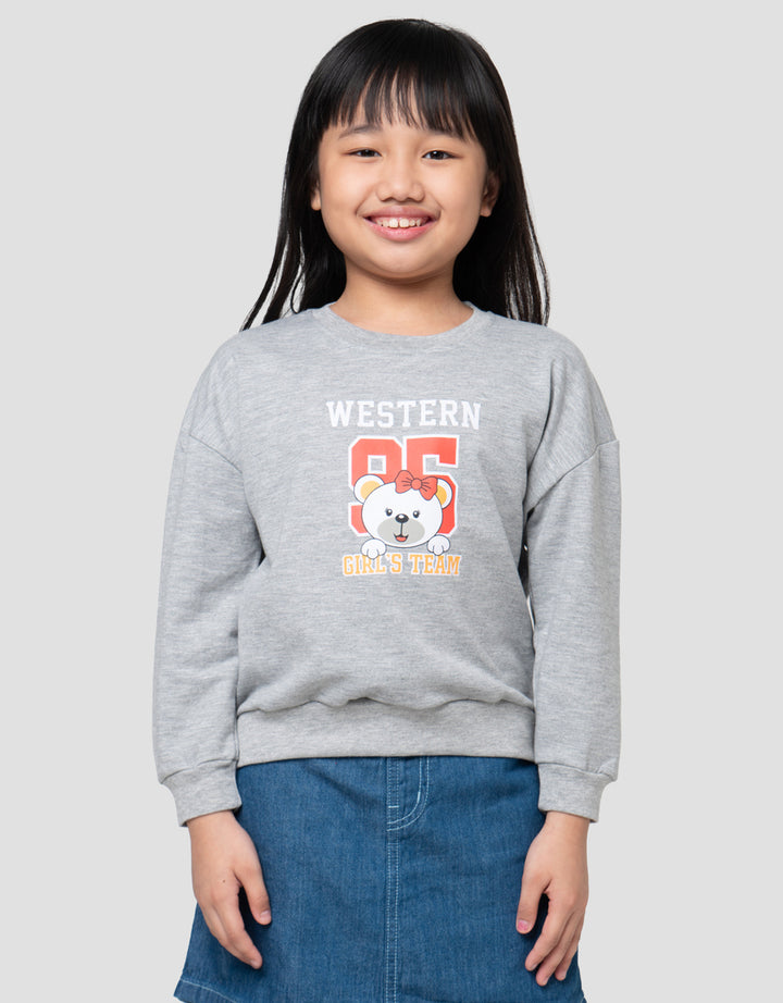 MxM Printed Sweater Anak Perempuan
