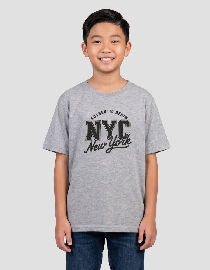 MxM Printed Teen Boy NYC Kaos Anak Laki-laki