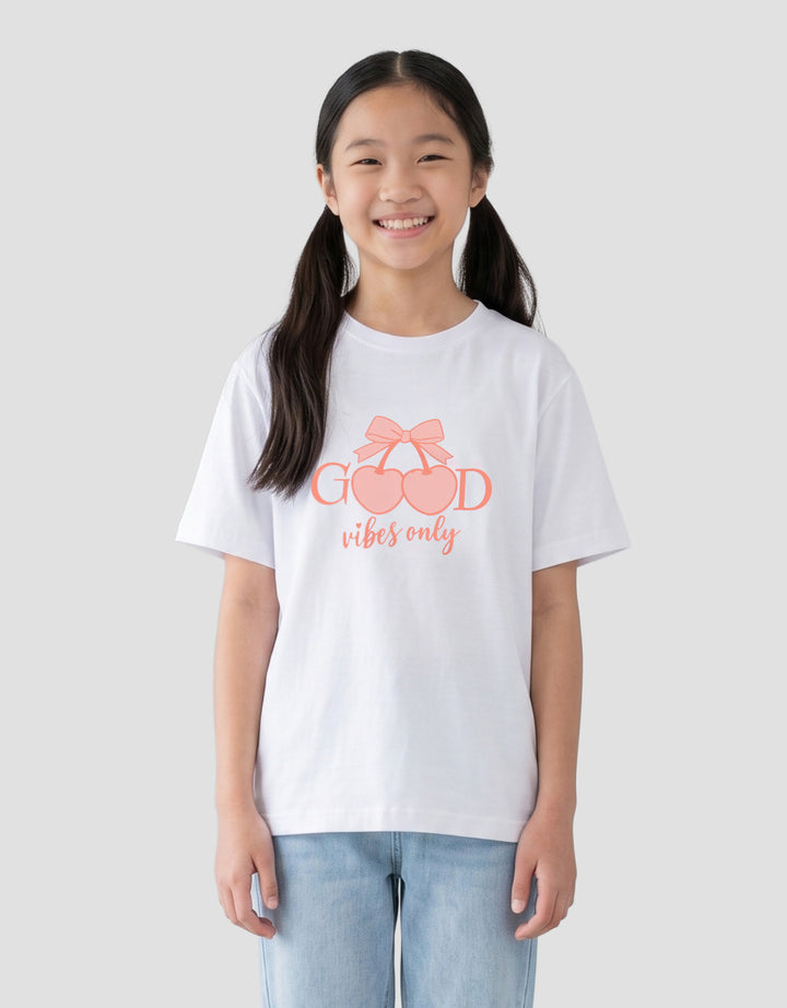 MxM Printed Teen Girls Have A Cherry Nice Kaos Anak Perempuan