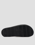 VOLO SLIP ON TRIPLE BUCKLE SANDAL FLAT AVA02 WANITA
